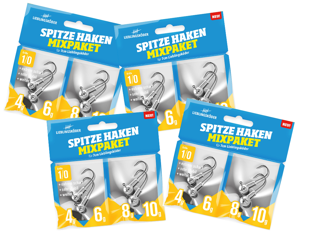 Lieblingsköder 7 cm  - Barsch - großes Starter-Set 
