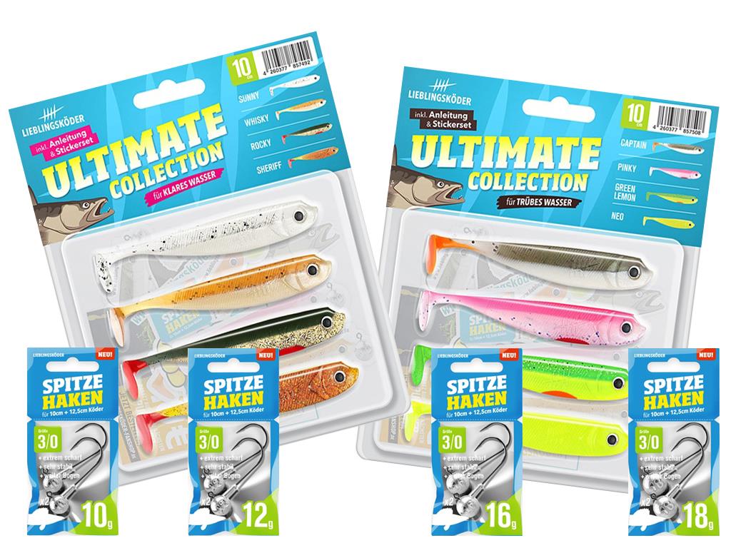 Lieblingsköder 10 cm - Zander - kleines Starter-Set Lieblingsköder 10 cm - Zander - kleines Starter-Set