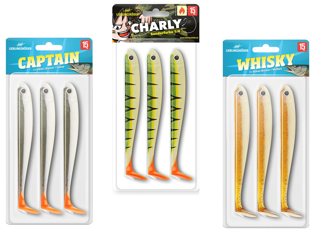 Lieblingsköder 15 cm - Hecht - großes Starter-Set 