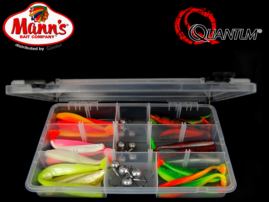 Quantum - Q Paddler Köderbox 10 cm trübes Wasser incl. Jigköpfe - Komplettbox Quantum - Q Paddler Köderbox 10 cm trübes Wasser incl. Jigköpfe - Komplettbox