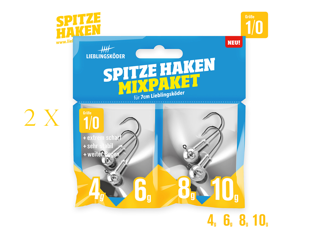 Lieblingsköder - Barsch 7 cm - Sonderfarben-Set 