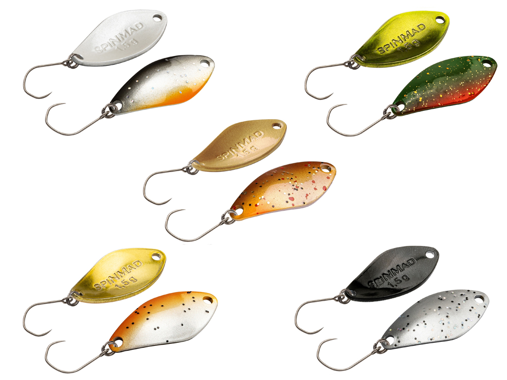 SPINMAD-Spoon-Set - 5 Spoons - 1,5 g - Klares Wasser SPINMAD-Spoon-Set - 5 Spoons - 1,5 g - Klares Wasser