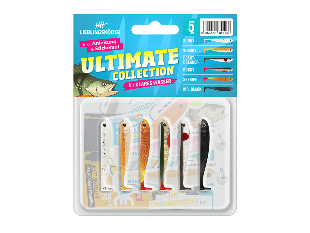 Lieblingsköder 5 cm - Barsch - kleines Starter-Set