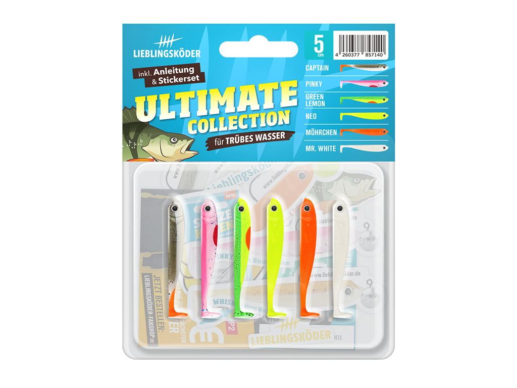 Lieblingsköder 5 cm - Barsch - kleines Starter-Set