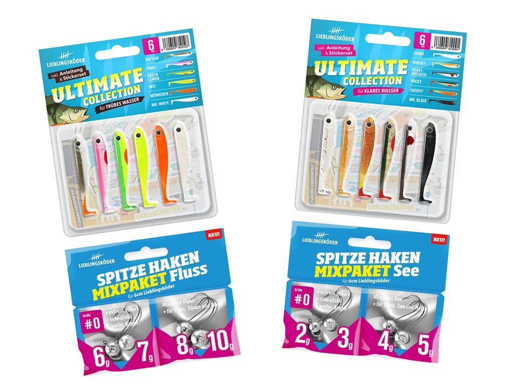 Lieblingsköder 6 cm - Barsch - kleines Starter-Set Lieblingsköder 6 cm - Barsch - kleines Starter-Set
