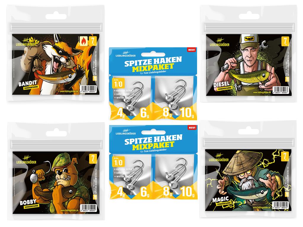 Lieblingsköder - Barsch 7 cm - Sonderfarben-Set Lieblingsköder - Barsch 7 cm - Sonderfarben-Set