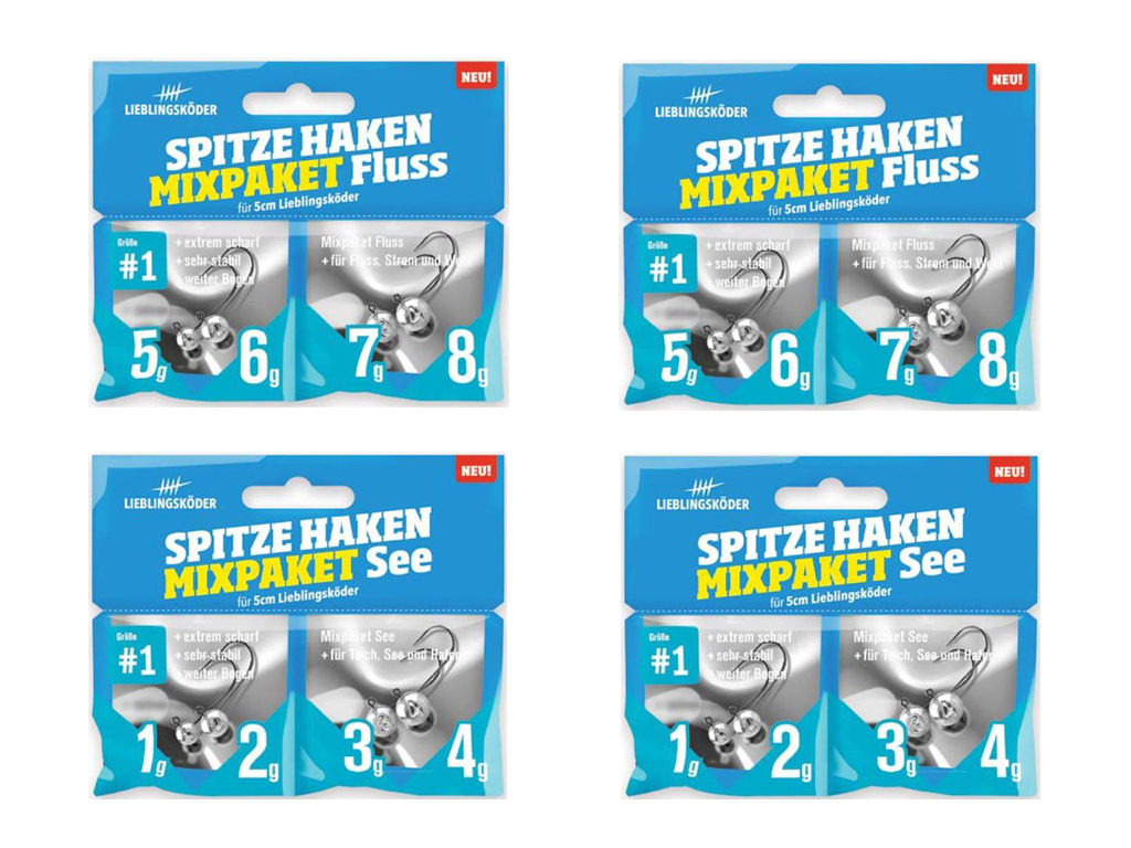 Lieblingsköder 5 cm - Barsch - großes Starter-Set 