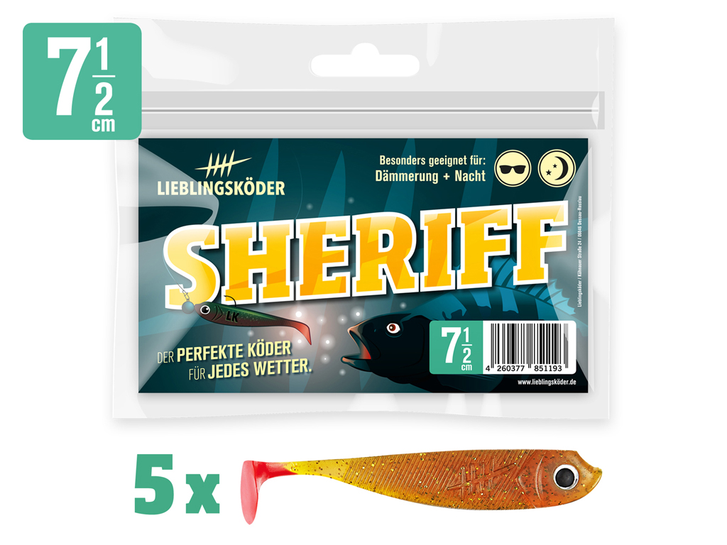 Lieblingsköder - Sheriff 7,5 cm Lieblingsköder - Sheriff 7,5 cm