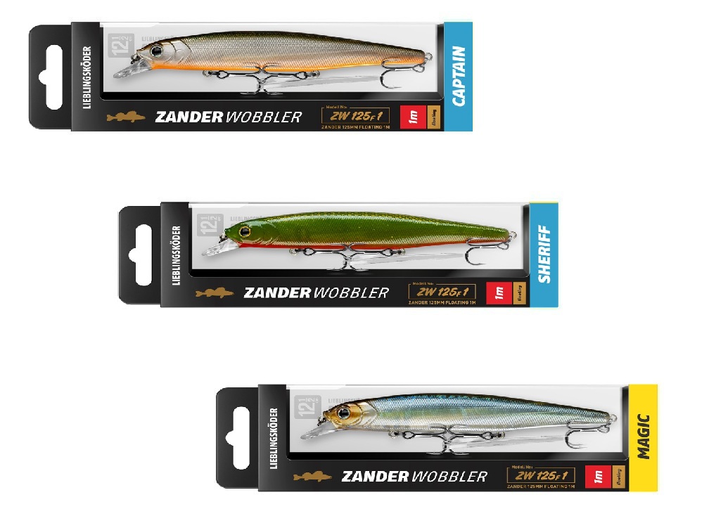 LIEBLINGSKÖDER - Zanderwobbler-Set Klar 1 - 3 er Set LIEBLINGSKÖDER - Zanderwobbler-Set Klar 1 - 3 er Set