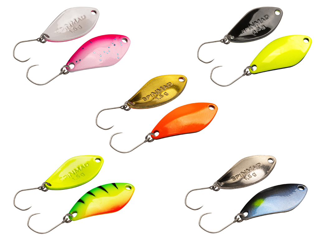 SPINMAD-Spoon-Set - 5 Spoons - 1,5 g - trübes Wasser SPINMAD-Spoon-Set - 5 Spoons - 1,5 g - trübes Wasser