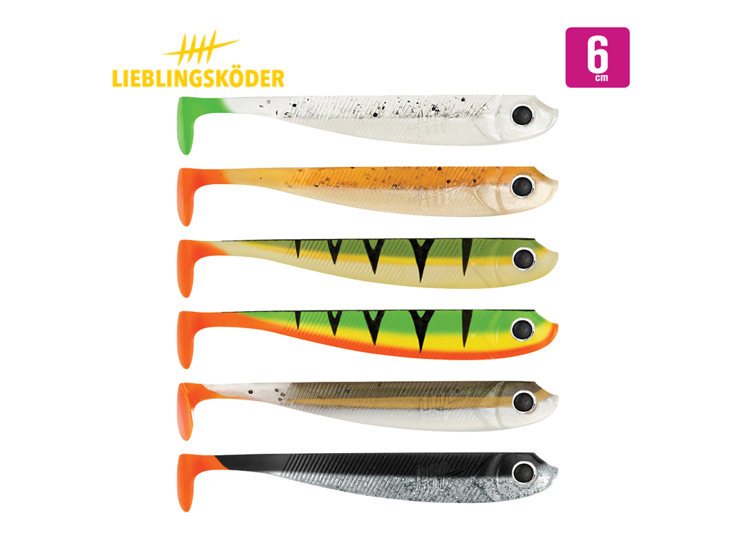 Raubfischstore - Lieblingsköder 6 cm - Barsch Starterset 2 -  klein 