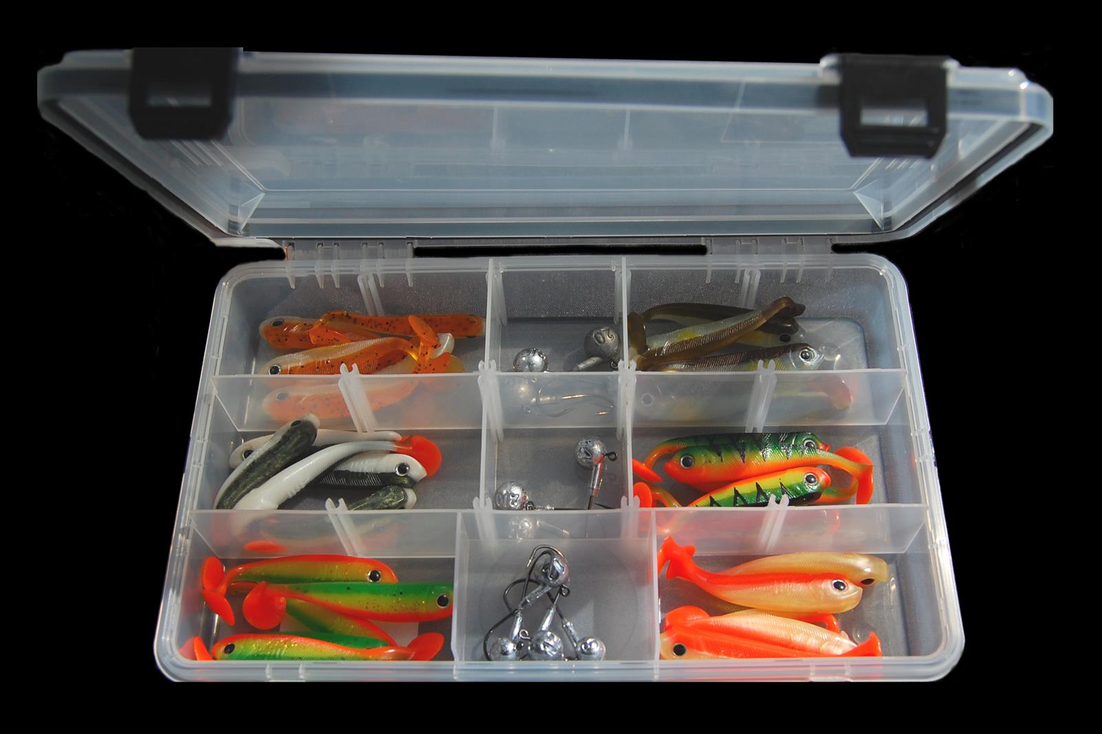 Raubfischstore - Lieblinsköder - Komplettbox - Barsch 7,5 cm Raubfischstore - Lieblinsköder - Komplettbox - Barsch 7,5 cm
