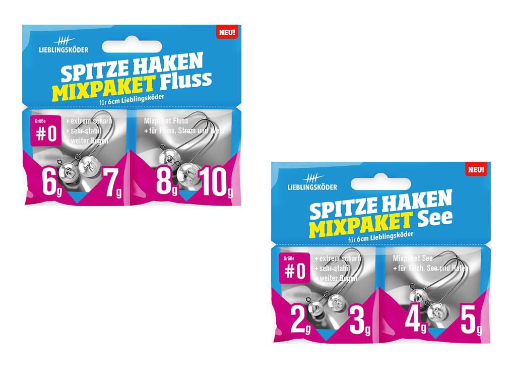 Raubfischstore - Lieblingsköder 6 cm - Barsch Starterset 2 -  klein 
