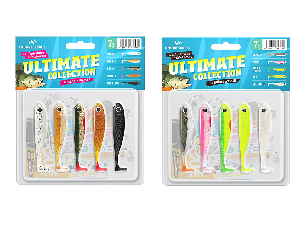 Lieblingsköder 7,5 cm - Barsch - großes Starter-Set  
