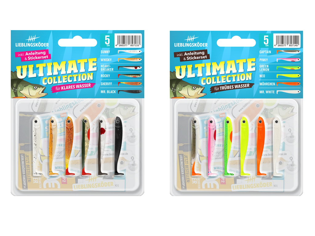 Lieblingsköder 5 cm - Barsch - großes Starter-Set 