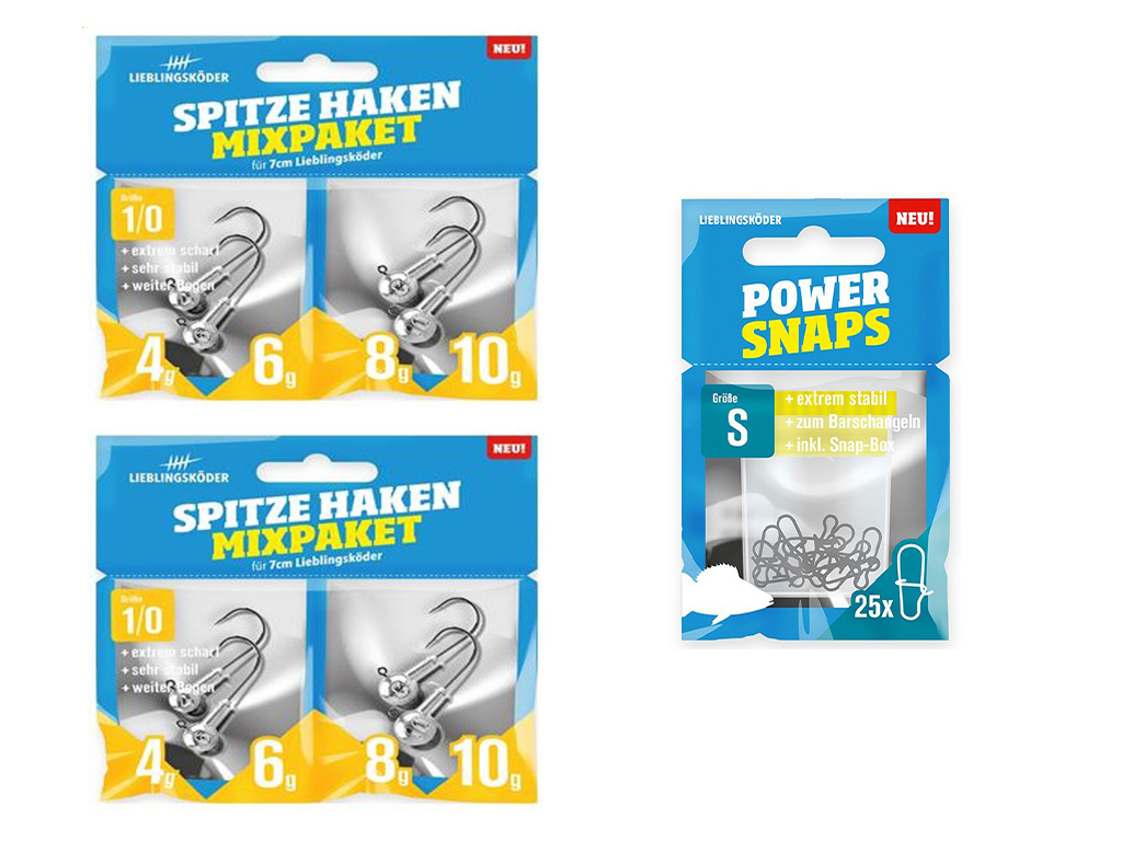 Barsch-Set Whisky - Typ L - Lieblingsköder & SpinMad