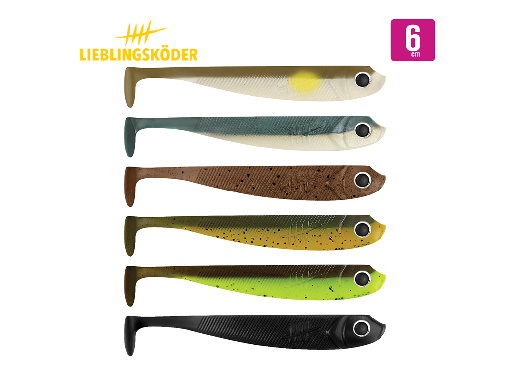 Raubfischstore - Lieblingsköder 6 cm - Barsch Starterset 2 -  klein 