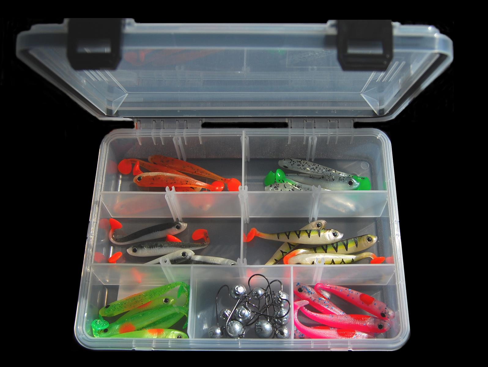 Raubfischstore - Lieblingsköder - Komplettbox - Barsch 7 cm Raubfischstore - Lieblingsköder - Komplettbox - Barsch 7 cm
