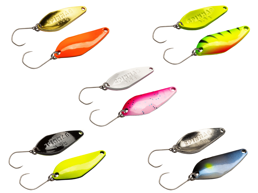 SPINMAD-Spoon-Set - 5 Spoons - 3,5 g - trübes Wasser SPINMAD-Spoon-Set - 5 Spoons - 3,5 g - trübes Wasser