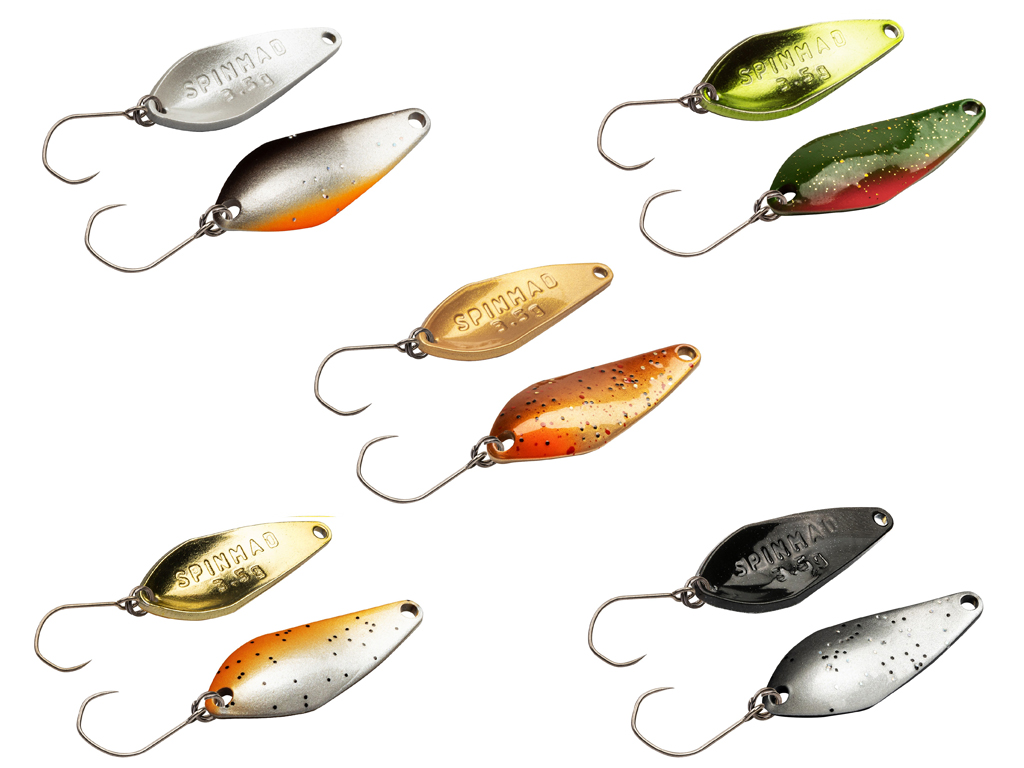 SPINMAD-Spoon-Set - 5 Spoons - 3,5 g - Klares Wasser SPINMAD-Spoon-Set - 5 Spoons - 3,5 g - Klares Wasser