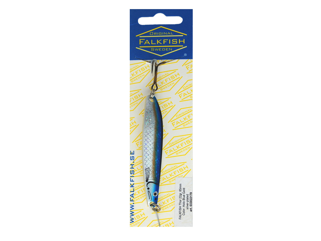Falkfish Thor - Blinker Holo Blue Gold 22 g 85 mm Falkfish Thor - Blinker Holo Blue Gold 22 g 85 mm