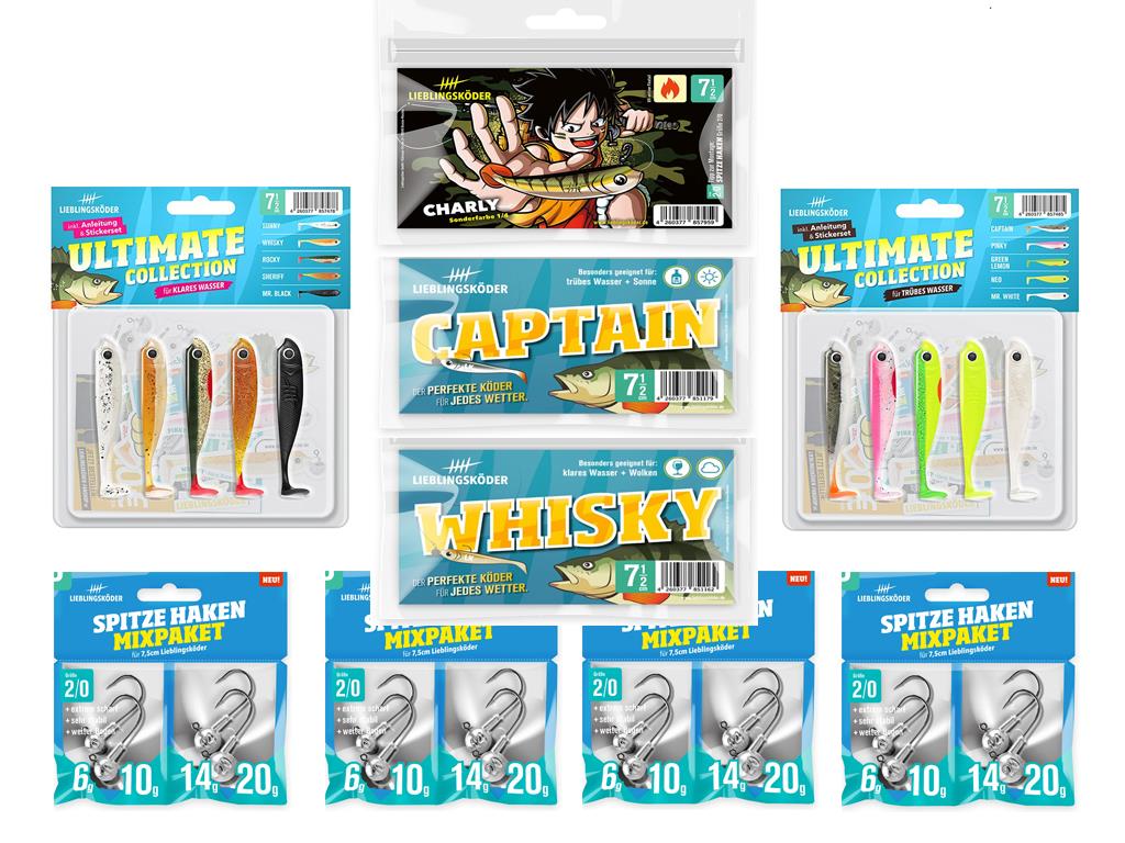 Lieblingsköder 7,5 cm - Barsch - großes Starter-Set Lieblingsköder 7,5 cm - Barsch - großes Starter-Set