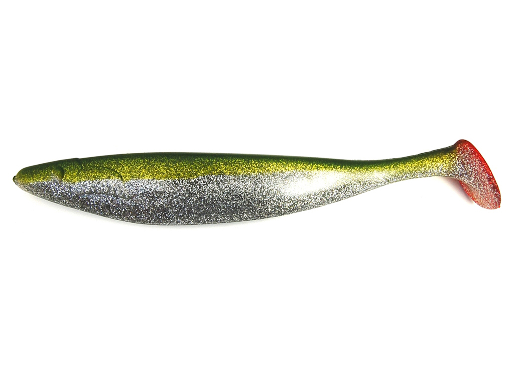 Megalodon Shad 30 cm Farbe 153 - Klar-Silber Glitter/grün Megalodon Shad 30 cm Farbe 153 - Klar-Silber Glitter/grün