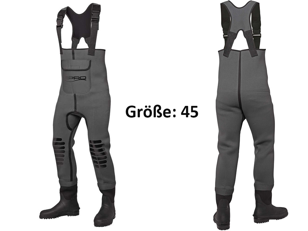 Spro Neopren Wathose 5 mm  SCR Wader - Größe 45 - L