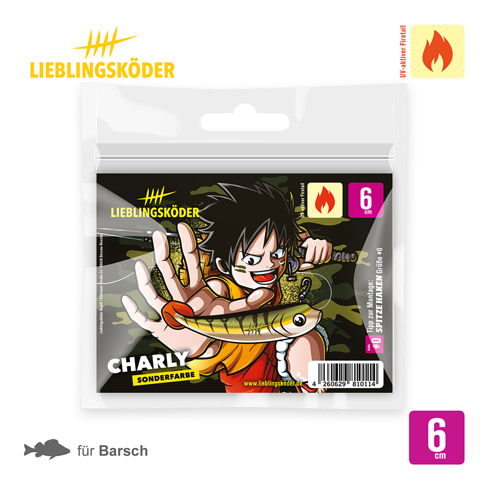 Lieblingsköder 6 cm - Barsch - großes Starter-Set 