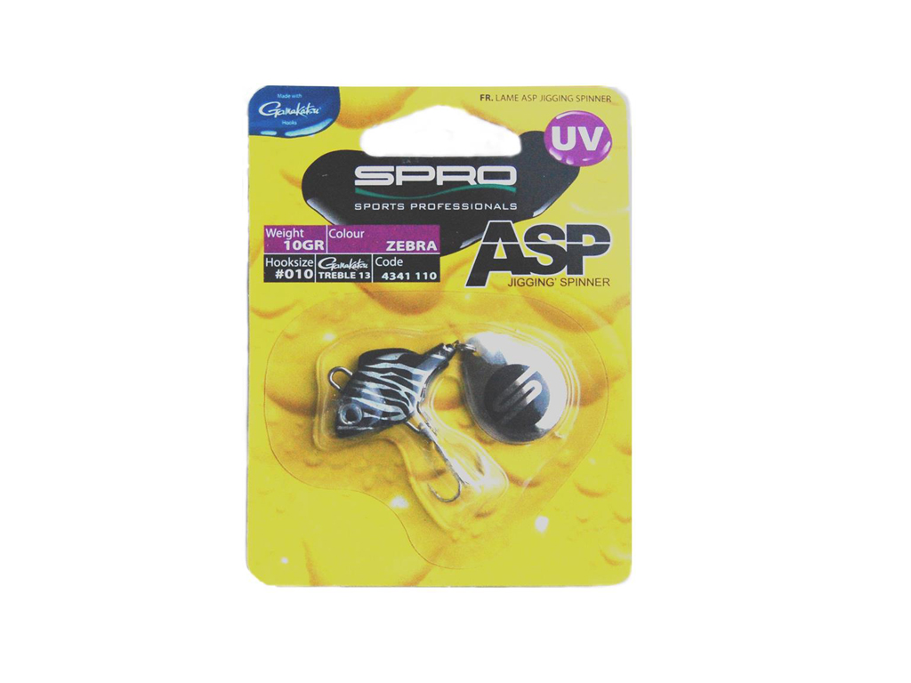 Spro ASP Spinner UV 10 g Zebra Spro ASP Spinner UV 10 g Zebra
