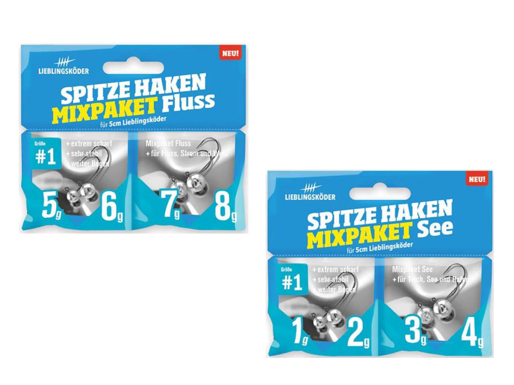 Raubfischstore - Lieblingsköder 5 cm - Barsch Starterset 2 -  klein 