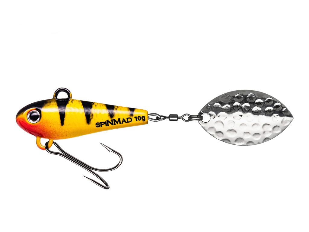 SpinMad Barschköder - BIG - MAG - WIR WIR 10 g - Lemon Tiger SpinMad Originals 10 g Lemon Tiger 10g