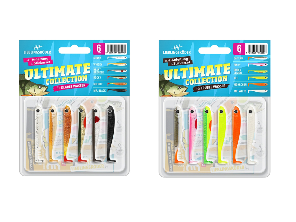 Lieblingsköder 6 cm - Barsch - kleines Starter-Set