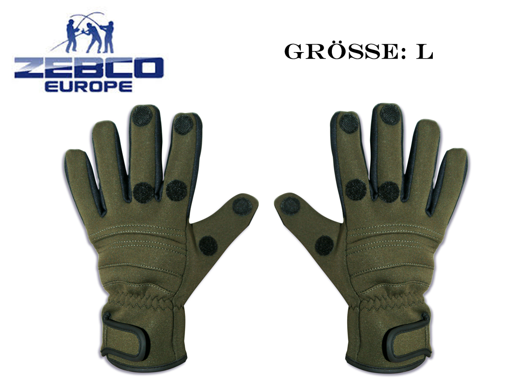 Neopren Handschuhe - Zebco Größe: L