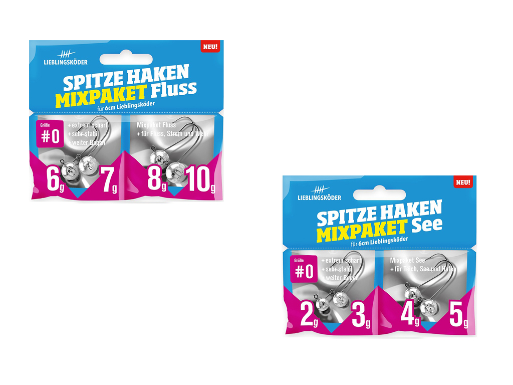 Lieblingsköder 6 cm - Barsch - kleines Starter-Set