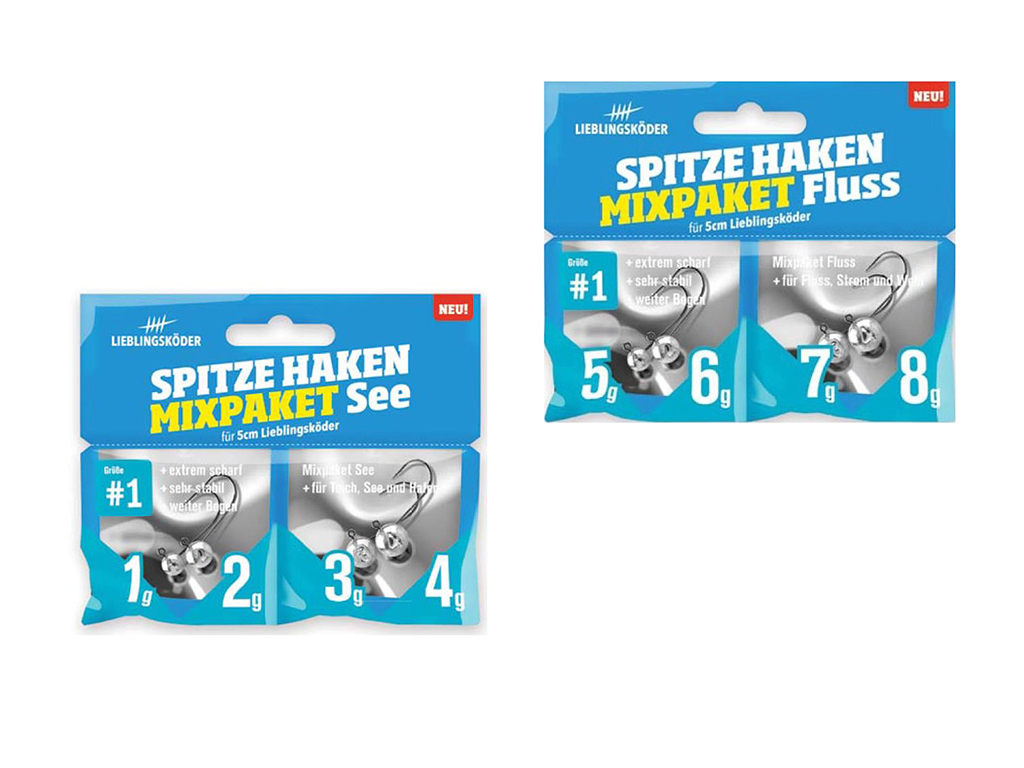 Lieblingsköder 5 cm - Barsch - kleines Starter-Set