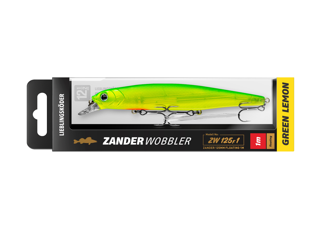 LIEBLINGSKÖDER - Zanderwobbler-Set Trüb BIG - 5 er Set