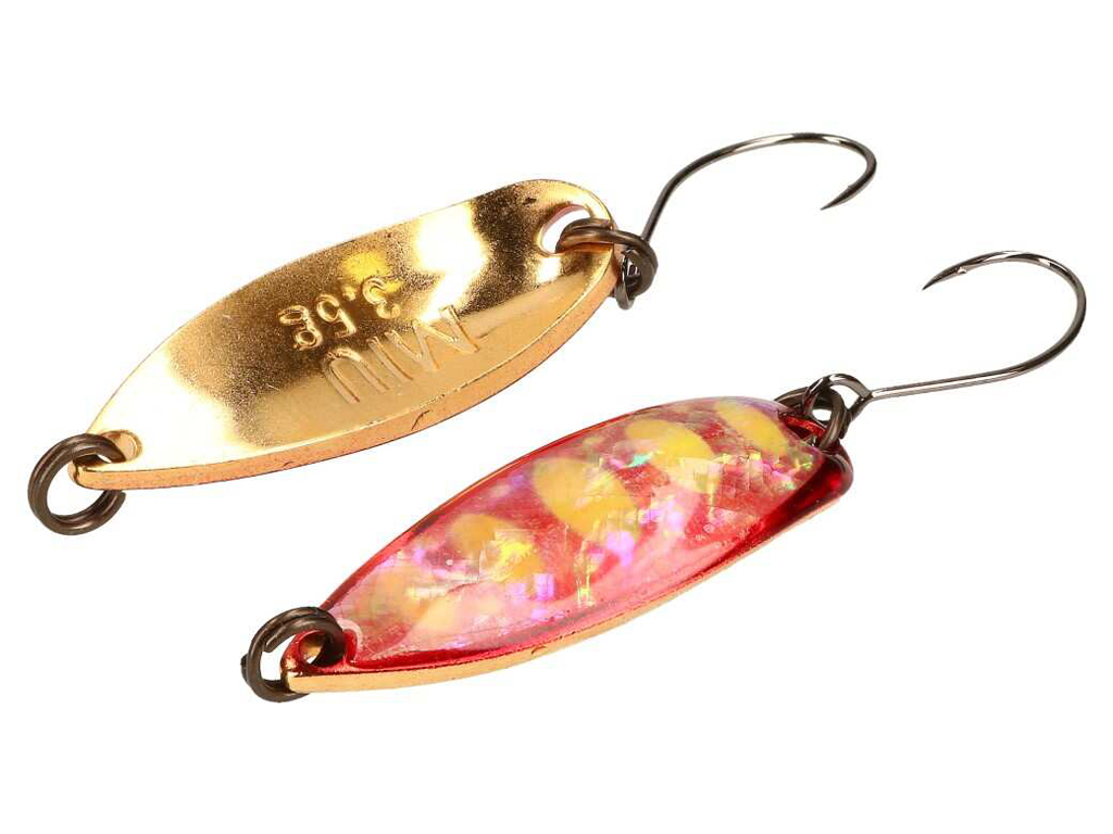 Forest Miu Native Awabi Forellenblinker - Perlmut 2,8 g Farbe 007 - Red-Yellow-Yamame/gold Forest Miu Native Awabi Forellenblinker - Perlmut 2,8 g Farbe 007 - Red-Yellow-Yamame/gold