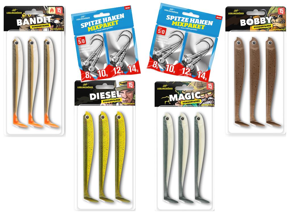 Lieblingsköder - 15 cm Sonderfarben-Set Lieblingsköder - 15 cm Sonderfarben-Set