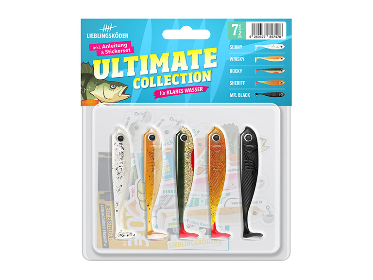 Lieblingsköder 7,5 cm Barsch - kleines Starter-Set 