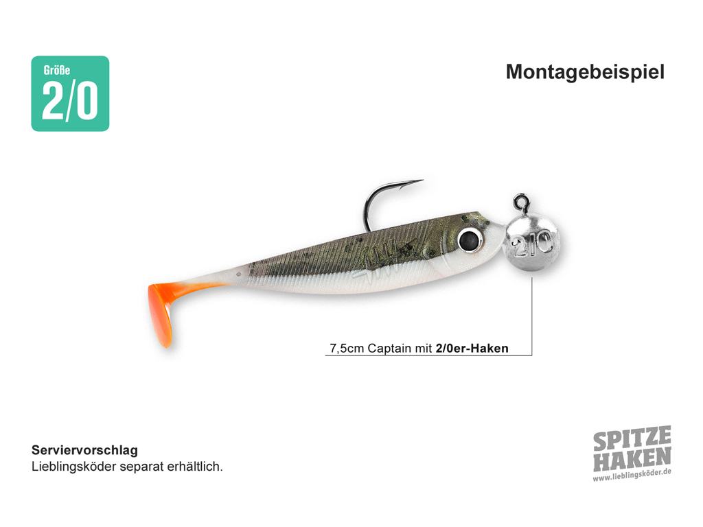 Lieblingsköder 7,5 cm - Barsch - großes Starter-Set  