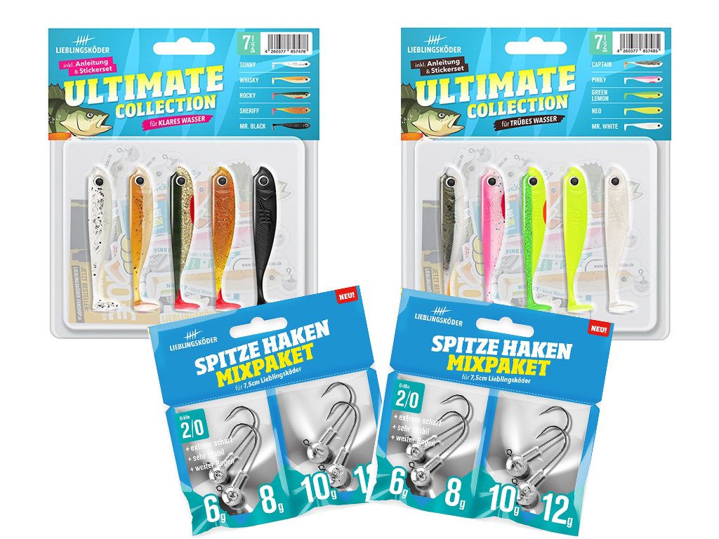 Lieblingsköder 7,5 cm Barsch - kleines Starter-Set Lieblingsköder 7,5 cm Barsch - kleines Starter-Set
