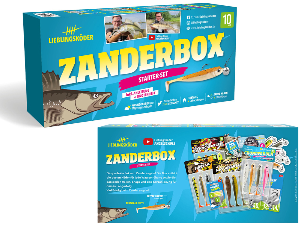 Lieblingsköder Zielfischboxen - Zander - Starterset