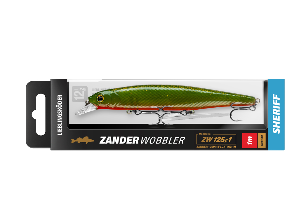 LIEBLINGSKÖDER - Zanderwobbler-Set Klar 1 - 3 er Set