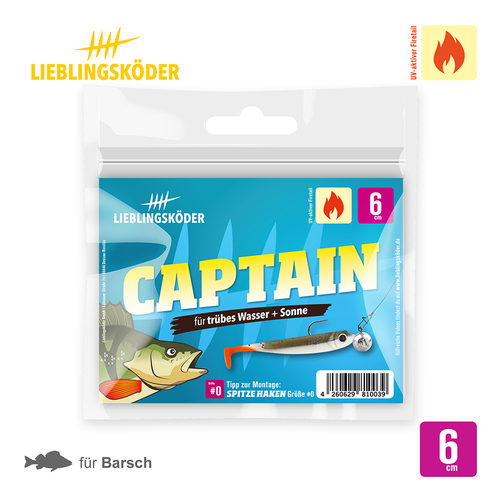 Lieblingsköder 6 cm - Barsch - großes Starter-Set 