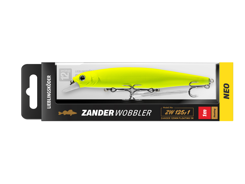 LIEBLINGSKÖDER - Zanderwobbler-Set Trüb BIG - 5 er Set