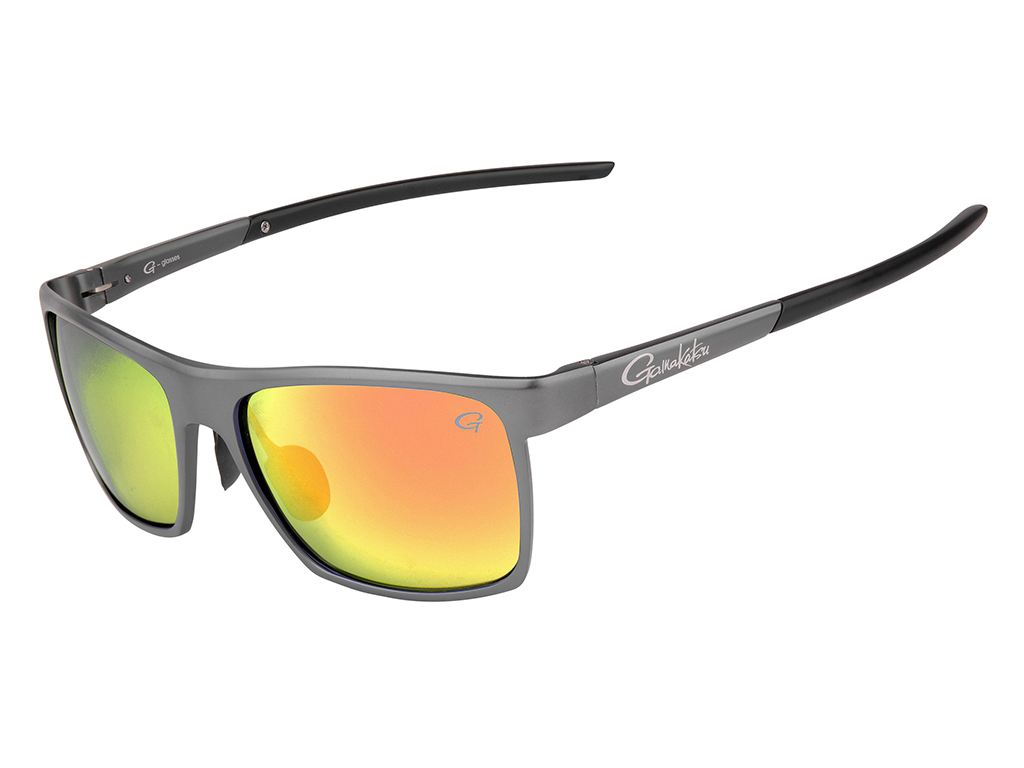 Gamakatsu G- Glasses - Alu - Grey/Red Mirrow