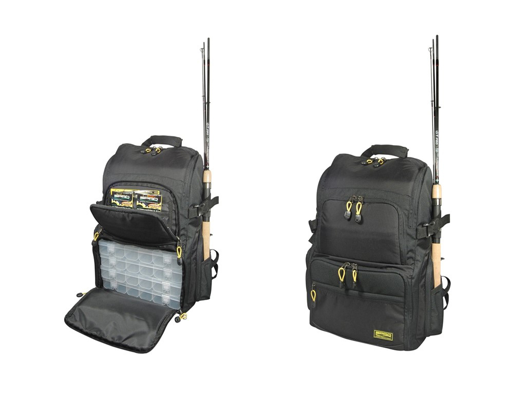 Spro - Angelrucksack - Backpack schwarz