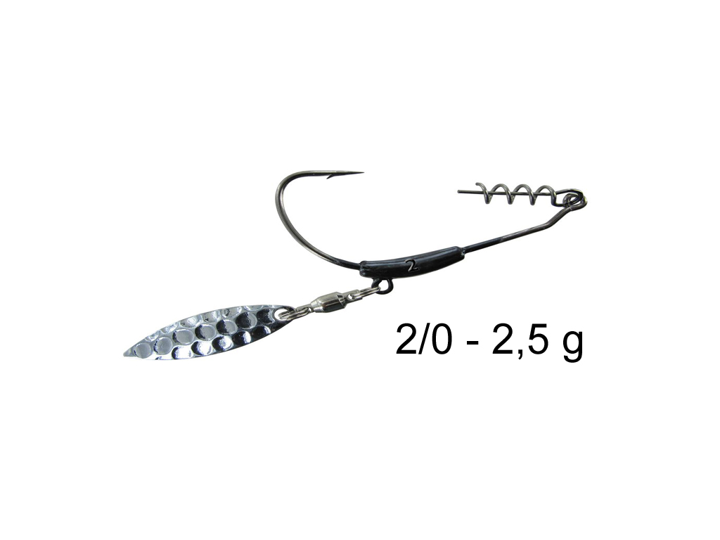 JENZI - Bladed Offset-Hook - Größe 2/0 - 2,5 g