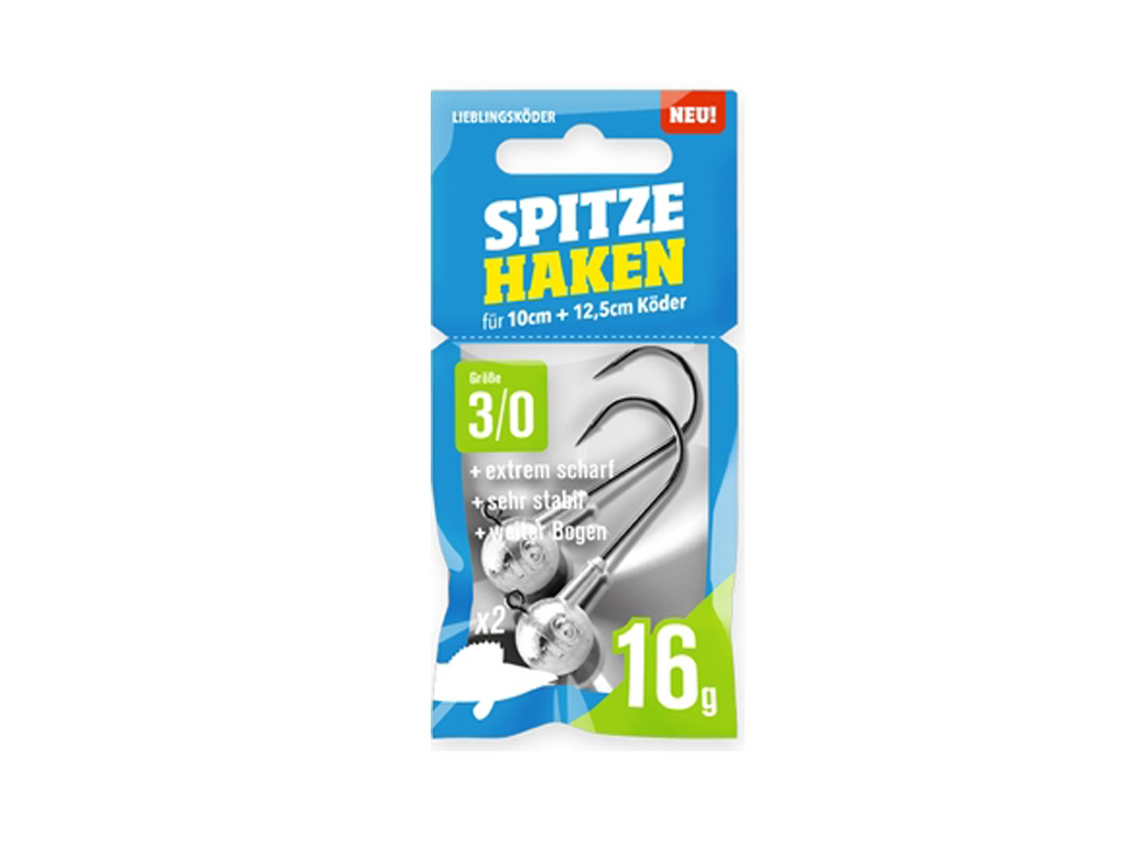 Lieblingsköder - Spitze Haken  3/0 - 16 g